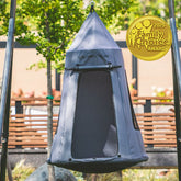FlyMax Saucer Tree Swing With Grey Tent