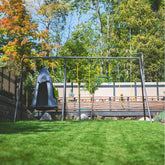 TitanMax Swing Set with Saucer Tent Swing