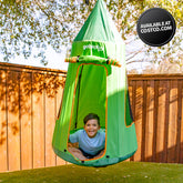 FlyMax Saucer Tree Swing With Green Tent