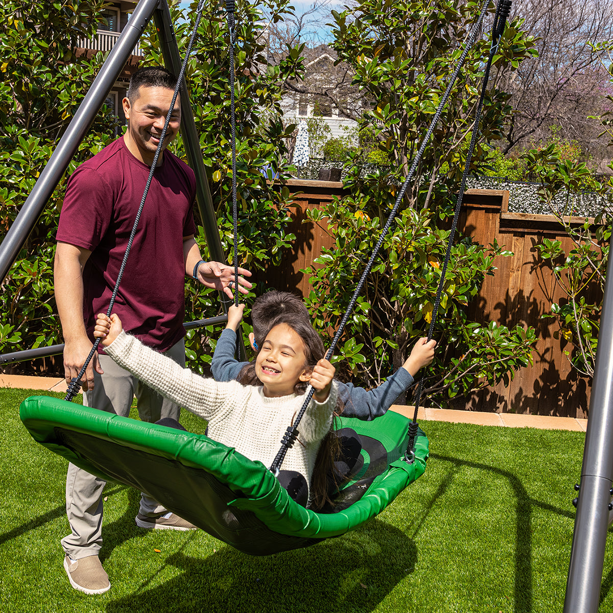 TitanPro Swing Set With Boat Swing