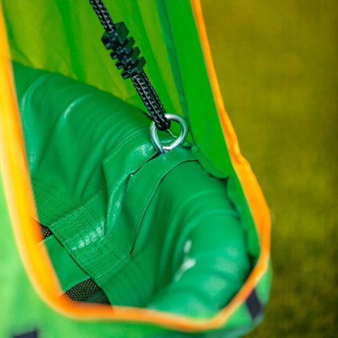 TitanPro Swing Set With Saucer Green Tent Swing