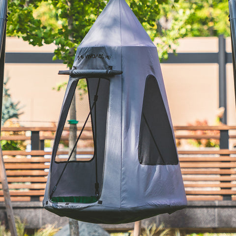 FlyMax Saucer Tree Swing With Grey Tent